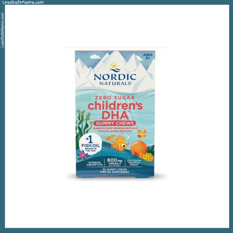 Nordic Naturals Zero Sugar Children’s DHA Gummy Chews Test Positive for Lead: October 2024 Laboratory Report