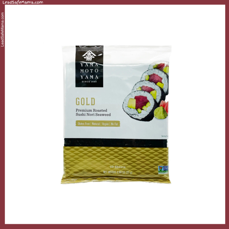 Yama Moto Yama Gold Premium Roasted Sushi Nori tests positive for unsafe levels of Lead, Cadmium, & Arsenic — September 2024 Lab Report