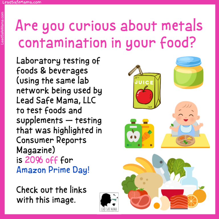 October 2024 Amazon Prime Day Sale on Heavy Metal Laboratory Submission Kits for Foods & Beverages!