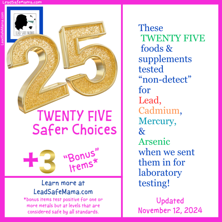 25 safer choices as of November 12, 2024!