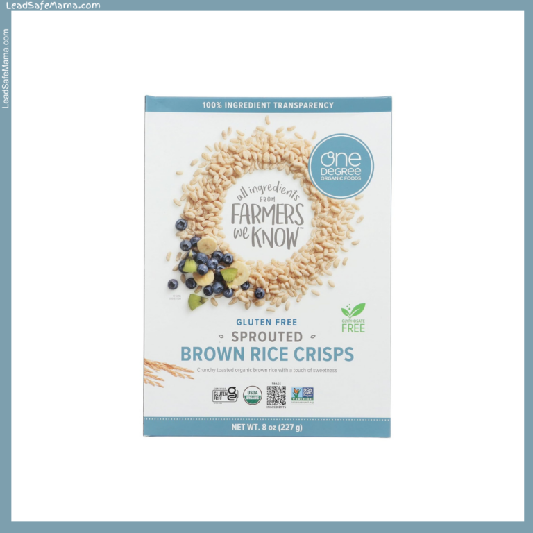 One Degree Organic Gluten Free Sprouted Brown Rice Crisps Test Positive for Lead, Cadmium, Mercury, & Arsenic: 2024 Laboratory Report