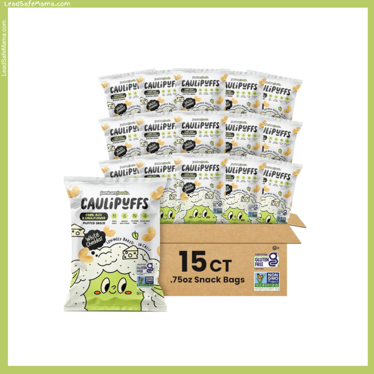 CauliPuffs Cauliflower Snack in White Cheddar Flavor Tests Positive for Lead, Cadmium, & Arsenic: November 2024 Laboratory Report