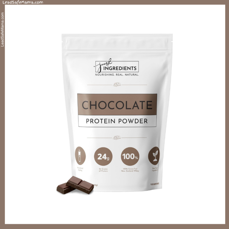 Just Ingredients Chocolate Protein Powder Tests Positive for Lead, Arsenic, & Cadmium: 2024 Laboratory Report