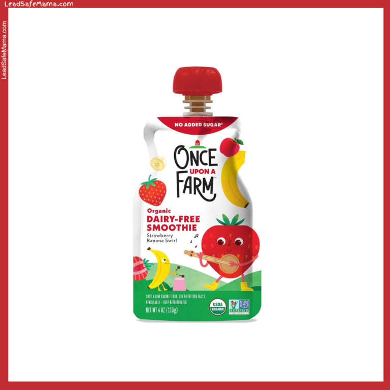 Once Upon A Farm Organic Dairy-Free Smoothie in Strawberry Banana Swirl Flavor (Pouch): November 2024 Lab Report