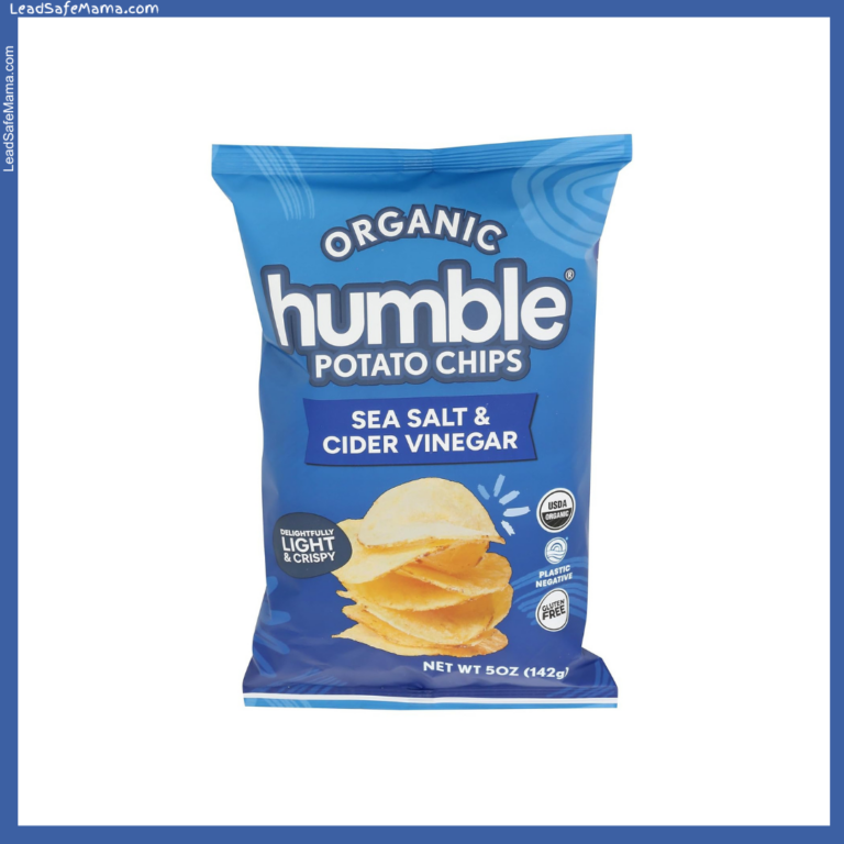 Organic Humble Potato Chips in Sea Salt & Cider Vinegar Flavor Test Positive for Cadmium & Arsenic: November 2024 Laboratory Report