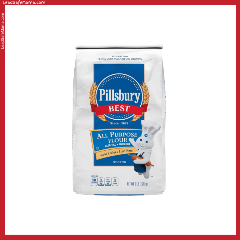 Pillsbury Best All Purpose Flour (Bleached, Enriched – Not Organic) tested positive for an unsafe level of Cadmium: November 2024 Lab Report