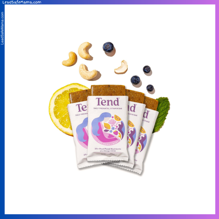 Tend Daily Prenatal Vitamin Bar For Mama + Baby in Lemon Berry Flavor Tests Positive for Lead, Cadmium, & Arsenic: November 2024 Laboratory Report