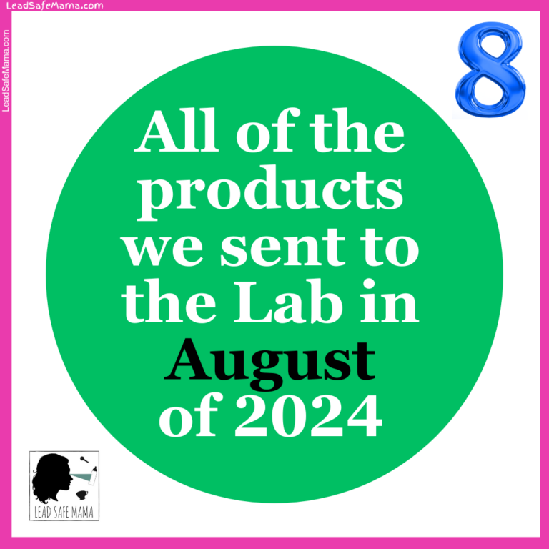 All the foods and supplements we sent to the lab for testing in August 2024