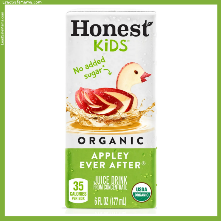 Honest Kids Organic Appley Ever After Juice Drink from Concentrate: 2024 Lab Report Testing for Lead, Mercury, Cadmium, and Arsenic