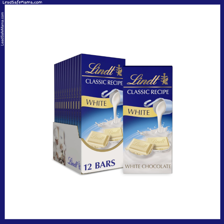 Lindt Classic Recipe White Chocolate Bars (Made in USA): 2024 Lab Report Testing for Lead, Mercury, Cadmium, and Arsenic