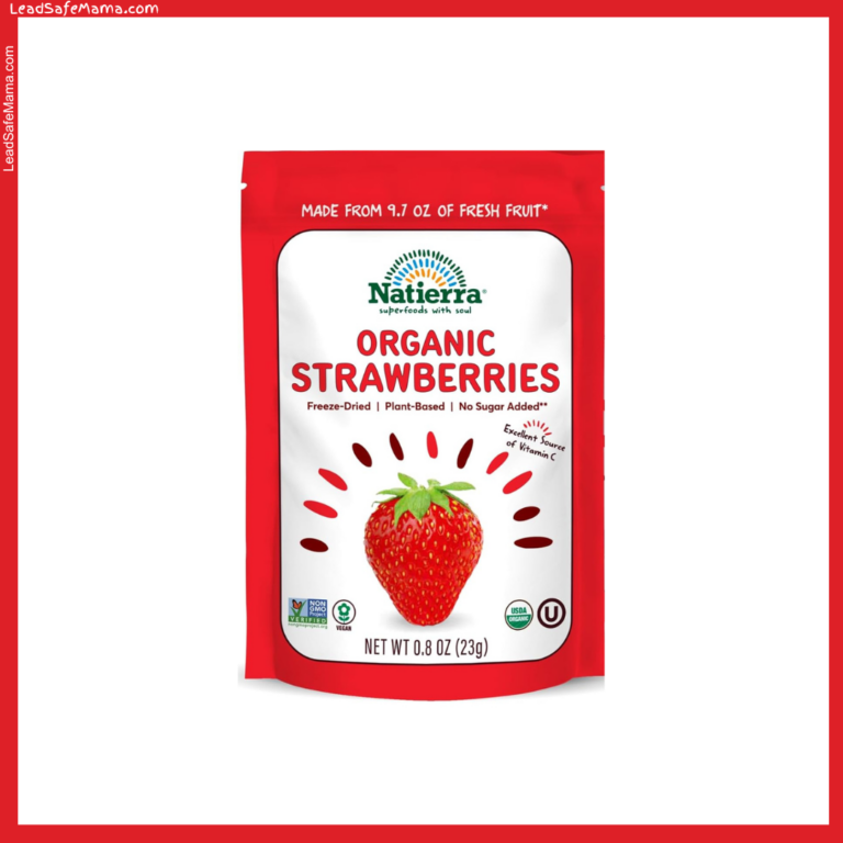 Natierra Freeze-Dried Organic Strawberries: 2024 Lab Report Testing for Lead, Mercury, Cadmium, & Arsenic