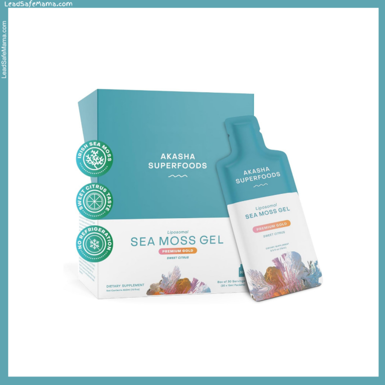 Akasha Superfoods Liposomal Sea Moss Gel (Premium Gold in Sweet Citrus Flavor) Tests Positive For Lead, Cadmium, and Arsenic: Lab Report Here