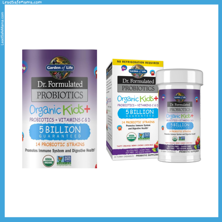 Garden of Life Dr. Formulated Probiotics Organic Kids+ (5 Billion Guaranteed, 14 Probiotic Strains, Organic) Analyzed for Lead, Cadmium, Arsenic, & Mercury: 2025 Lab Report Here