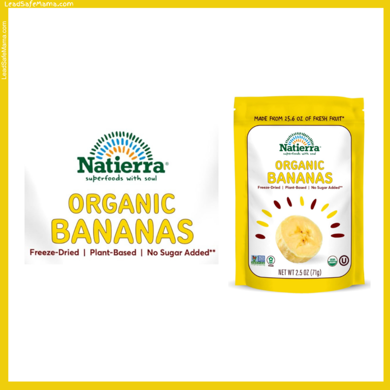 Natierra Organic Freeze-Dried Bananas Test Positive for Traces of Arsenic: Lab Report Here