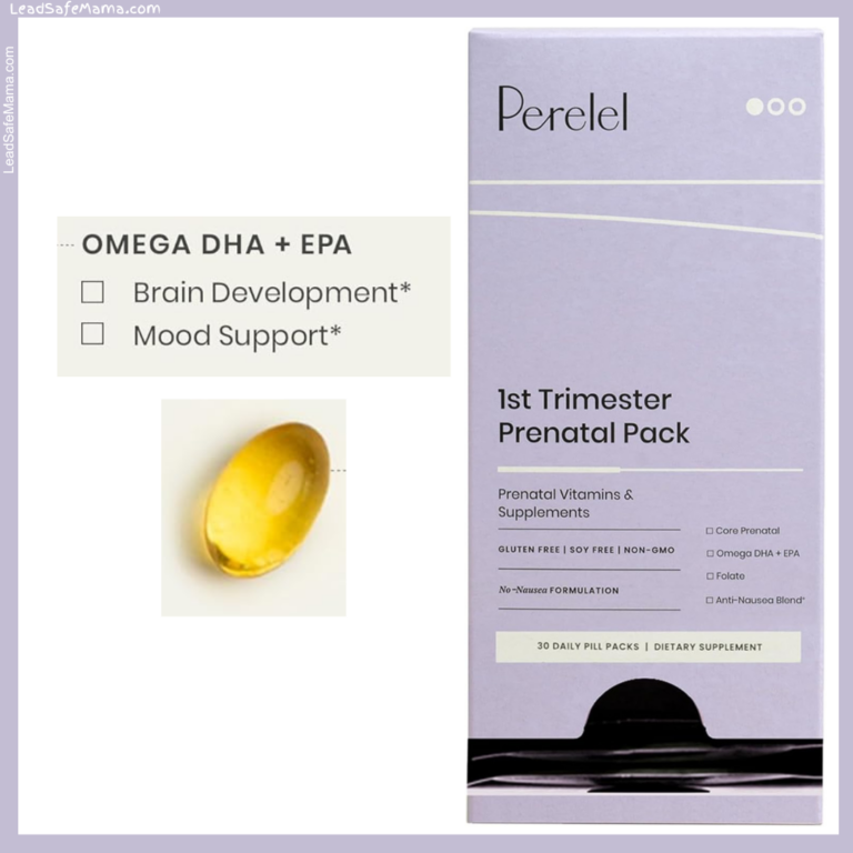 Perelel 1st Trimester Prenatal Pack Omega DHA + EPA (Gelcap) Tests Positive for Lead: Lab Report Here