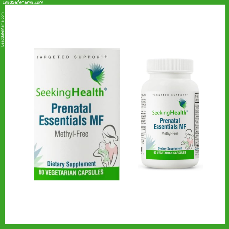 SeekingHealth Prenatal Essentials MF (Methyl-Free) Dietary Supplement Tests Positive for Lead, Cadmium, and Arsenic: Lab Report Here