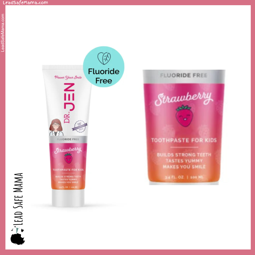 Testing Dr. Jen Fluoride Free Strawberry Kids Toothpaste for Lead