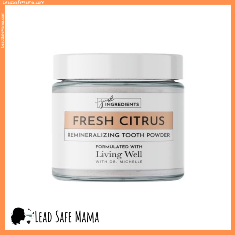 Just Ingredients Fresh Citrus Remineralizing Tooth Powder (Marketed for use by Kids) Formulated with Living Well with Dr. Michelle Tests Positive for Very High Levels of Cadmium, Arsenic, and Lead: 2025 Lab Report Here