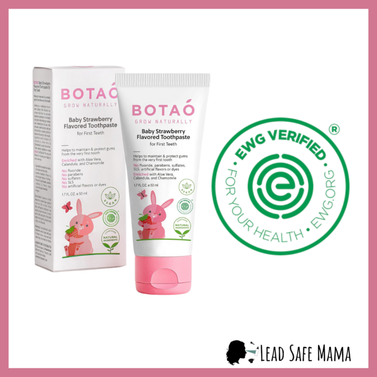 Testing Botao Grow Naturally Baby Strawberry-Flavored Fluoride-free Toothpaste for Lead, Mercury, Cadmium, & Arsenic Using Independent (Community-Funded), Third-Party Laboratory Testing