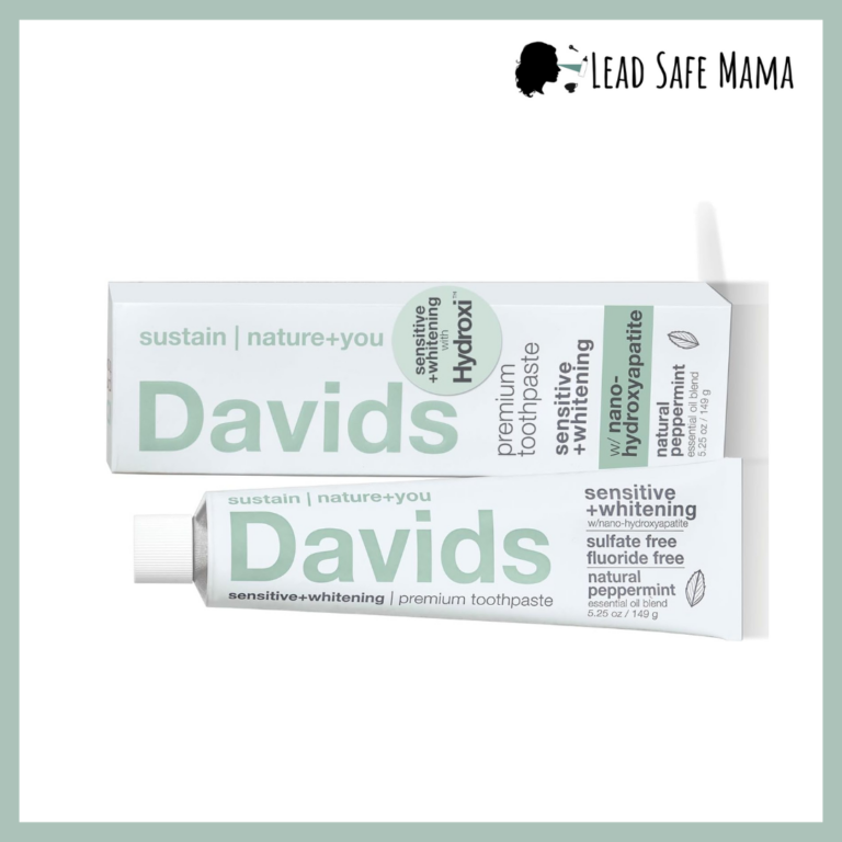 Testing David’s Premium Toothpaste (Natural Peppermint Flavor) for Lead, Mercury, Cadmium, & Arsenic using Truly Independent (Community-Funded), Third-Party, Laboratory Testing.