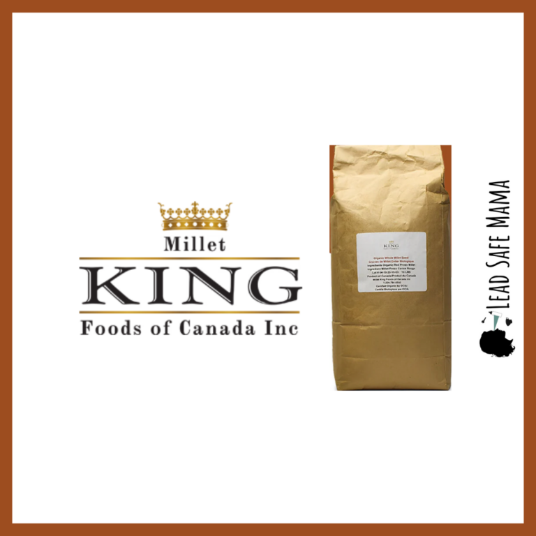 Canadian Product: Independent, Third-Party Laboratory Testing of Millet King Organic Red Millet — Identifying Lead, Cadmium, Mercury, & Arsenic Contamination Levels.