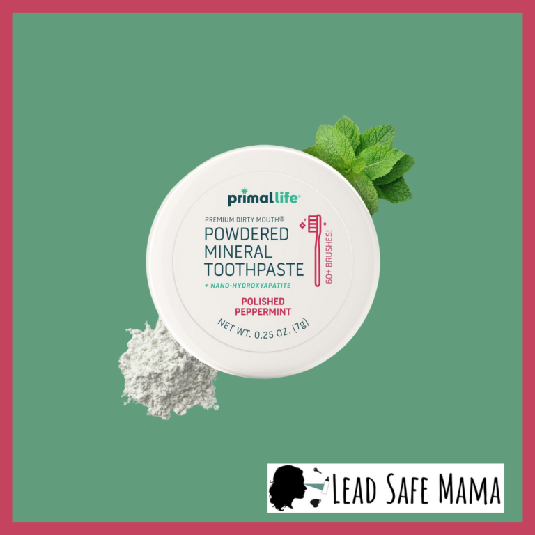 Testing PrimalLife Premium Dirty Mouth Powdered Mineral Toothpaste  (Fluoride Free, in Polished Peppermint Flavor) for Lead, Cadmium, Mercury, & Arsenic with Independent (Community-Funded), Third-Party Laboratory Testing