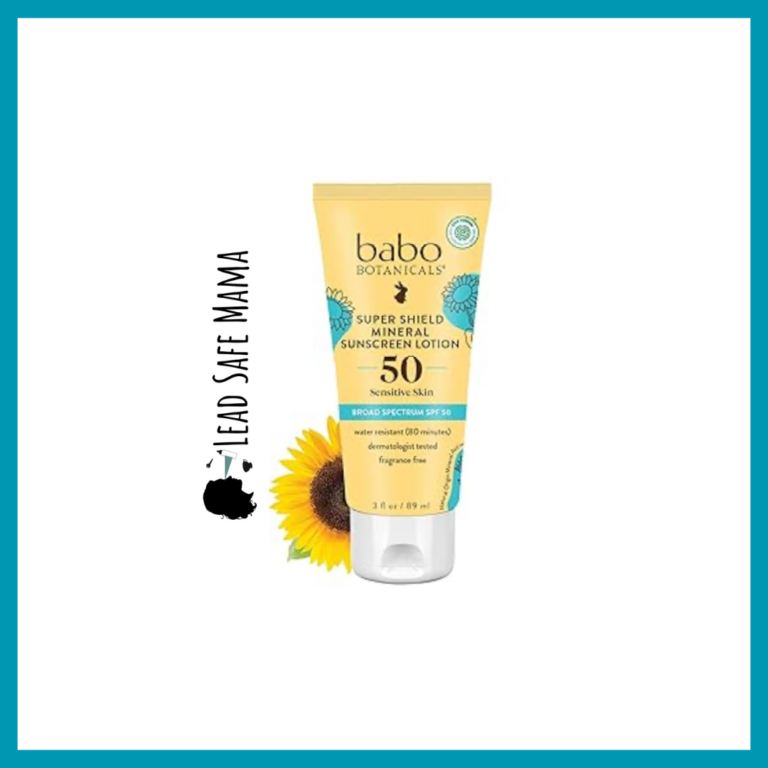 Testing “EWG Verified” Babo Botanicals Super Shield Mineral Sunscreen Lotion, SPF 50 for Lead, Cadmium, Mercury, & Arsenic with Third Party, Independent, Laboratory Testing