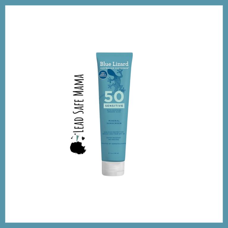 Testing Blue Lizard Australian Sunscreen (SPF 50, Sensitive) for Lead, Mercury, Cadmium, & Arsenic with Third Party, Independent, Laboratory Testing