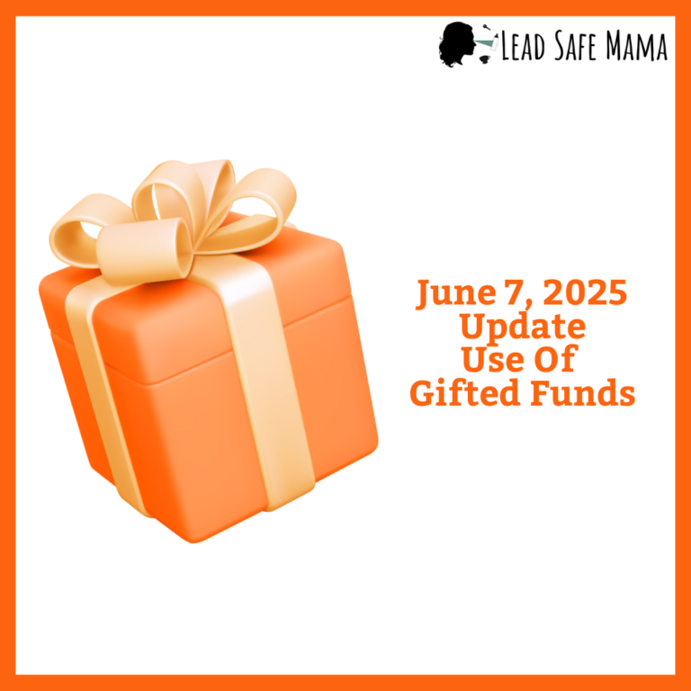 Final Allocation of Undesignated Funds Gifted to Lead Safe Mama, LLC Through June 07, 2025