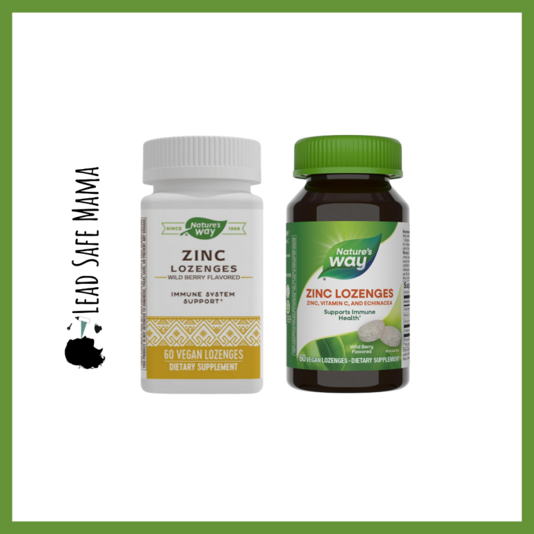 Testing Nature’s Way Zinc Lozenges in Wild Berry Flavor for Lead, Cadmium, Mercury, & Arsenic with Third-Party, Independent Laboratory Testing