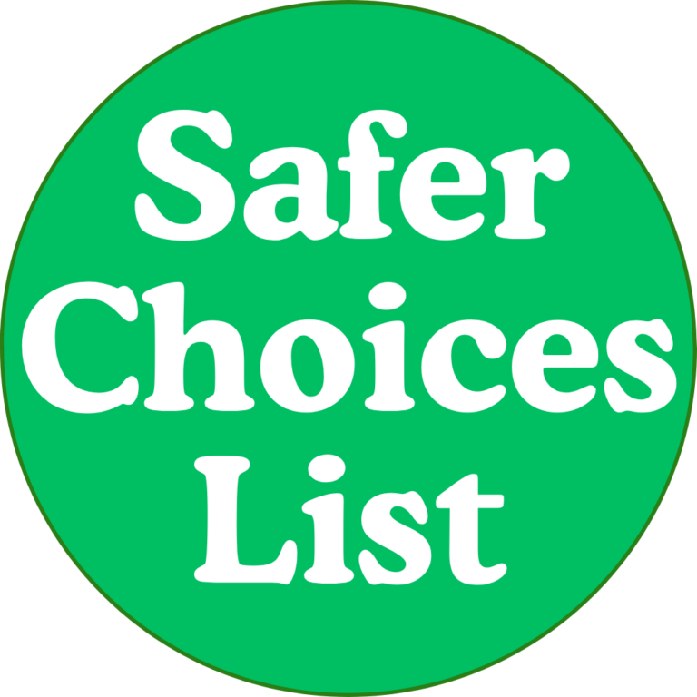 And then there were 81! Here’s a list of 81 laboratory-tested safer foods, supplements, and cosmetics!