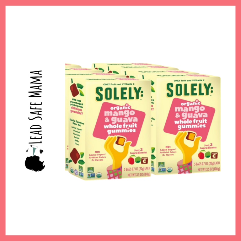 Testing Solely Organic Mango Guava Whole Fruit Gummies for Lead, Cadmium, Mercury, & Arsenic with Third-Party, Independent Laboratory Testing
