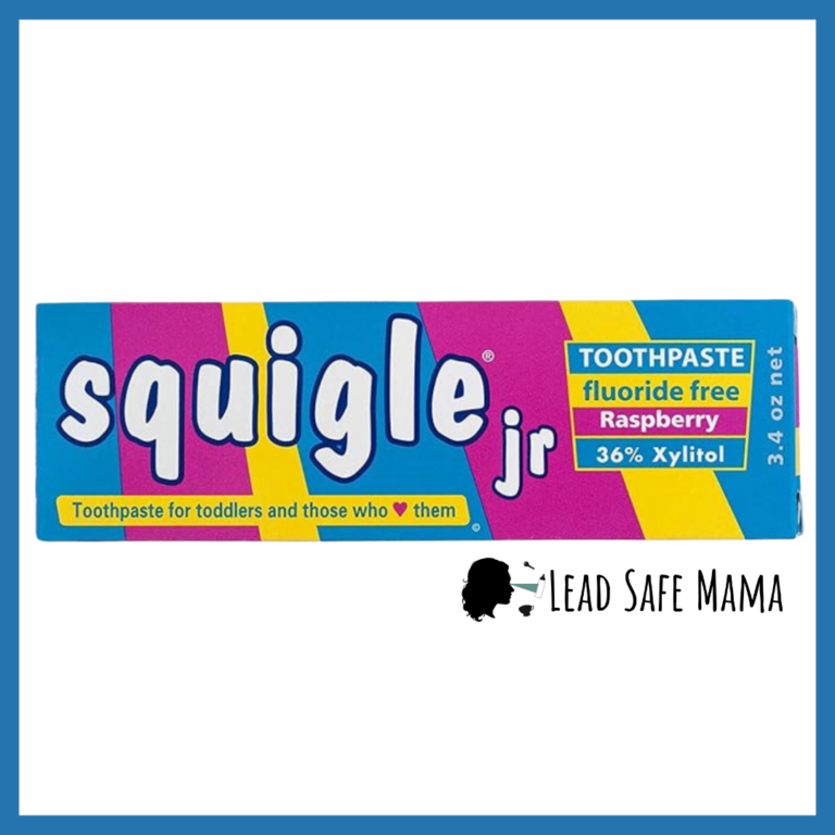 Testing Squigle Jr Fluoride-Free Toddler Toothpaste (in Raspberry Flavor) for Lead, Cadmium, Mercury, & Arsenic with Third-Party, Independent Laboratory Testing