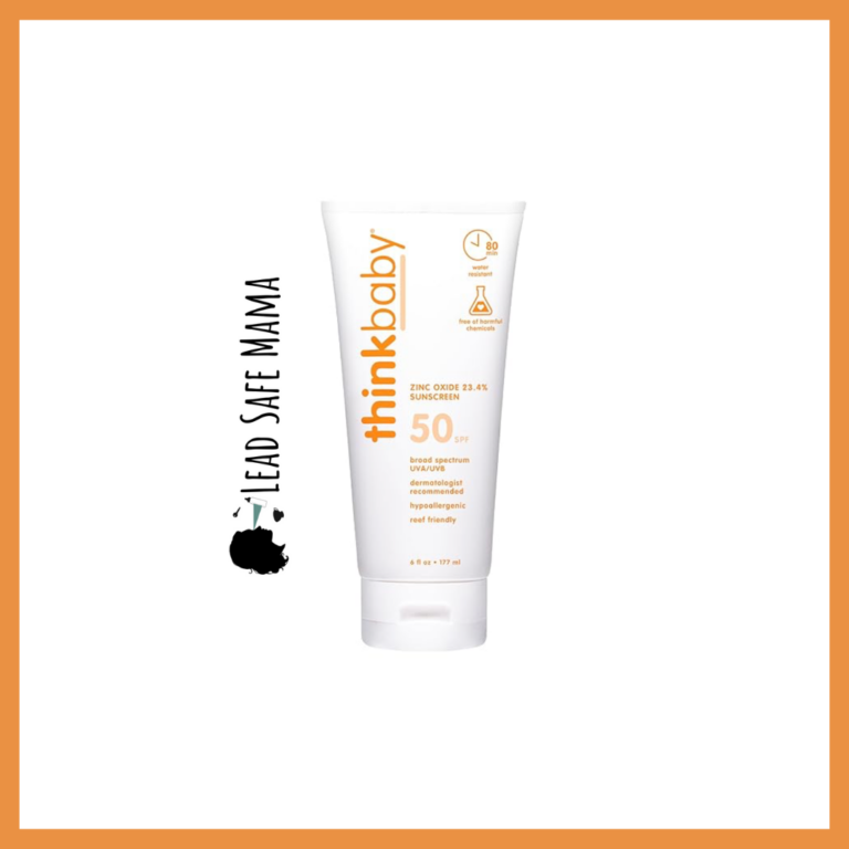 ThinkBaby Sunscreen (SPF 50) Found to Have Significant Lead Contamination With Independent, Third-Party Lab Testing