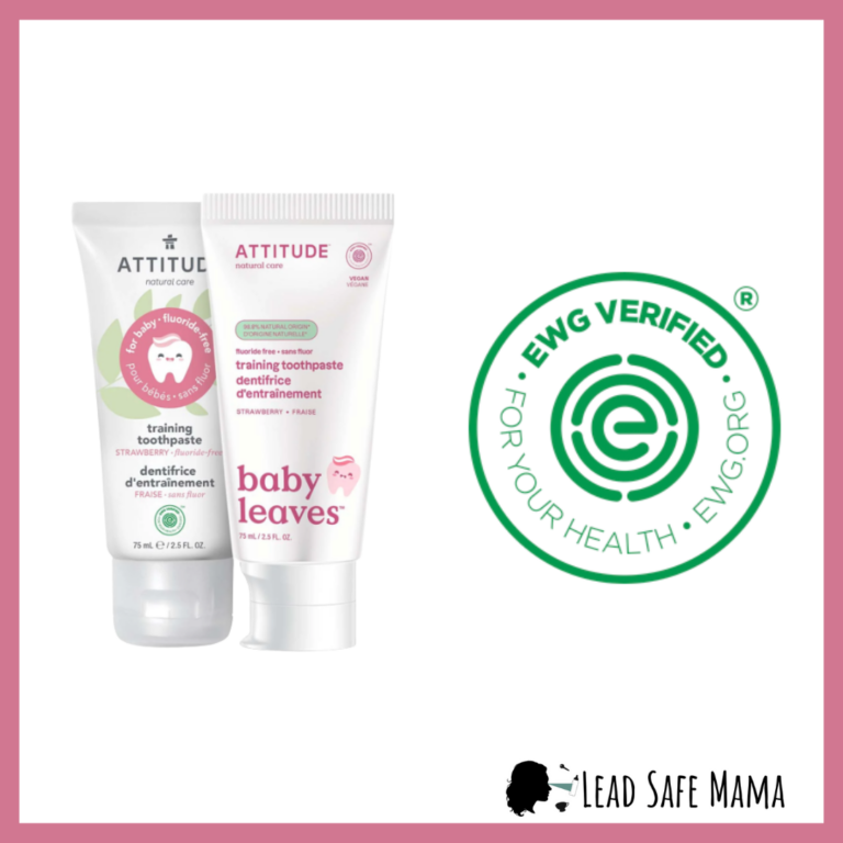 Testing Attitude Natural Care Baby Leaves Fluoride-free Training Toothpaste (Stawberry Flavor) for Lead, Mercury, Cadmium, & Arsenic Using Independent (Community-Funded), Third-Party Laboratory Testing