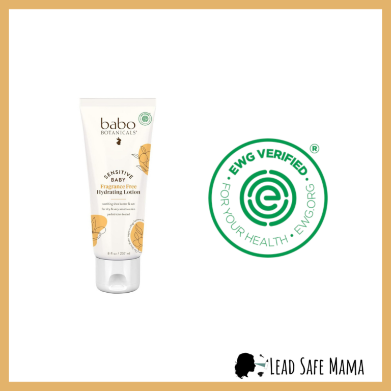Testing Babo Botanicals Sensitive Baby Fragrance-Free Hydrating Lotion for Lead, Cadmium, Mercury, & Arsenic with Independent (Community-Funded), Third-Party Laboratory Testing