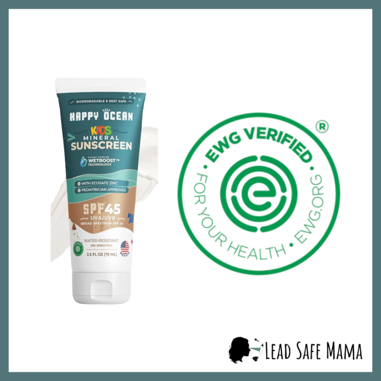 Testing Happy Ocean Kids Mineral Sunscreen (SPF 45) for Lead, Cadmium, Arsenic, and Mercury with Independent, Third-party Laboratory Analysis