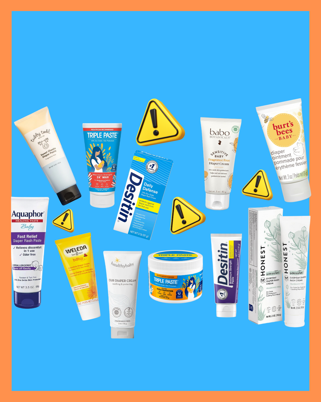 Diaper Cream Toxicity Comparison Chart - Updated January 2026