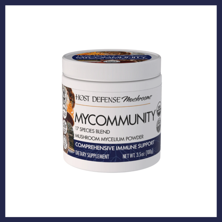 Testing Host Defense Mushrooms MyCommunity Supplement Powder for Lead, Cadmium, Mercury, and Arsenic with Independent, Third-Party Laboratory Analysis