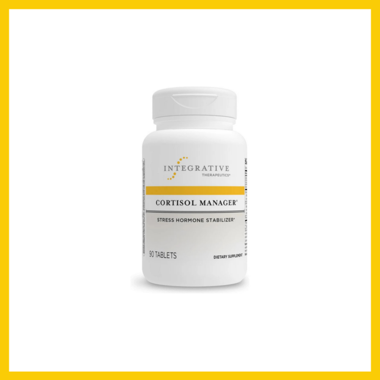 Testing Integrative Therapeutics Cortisol Manager Stress Hormone Stabilizer for Lead, Cadmium, Mercury, and Arsenic with Independent, Third-Party Laboratory Analysis