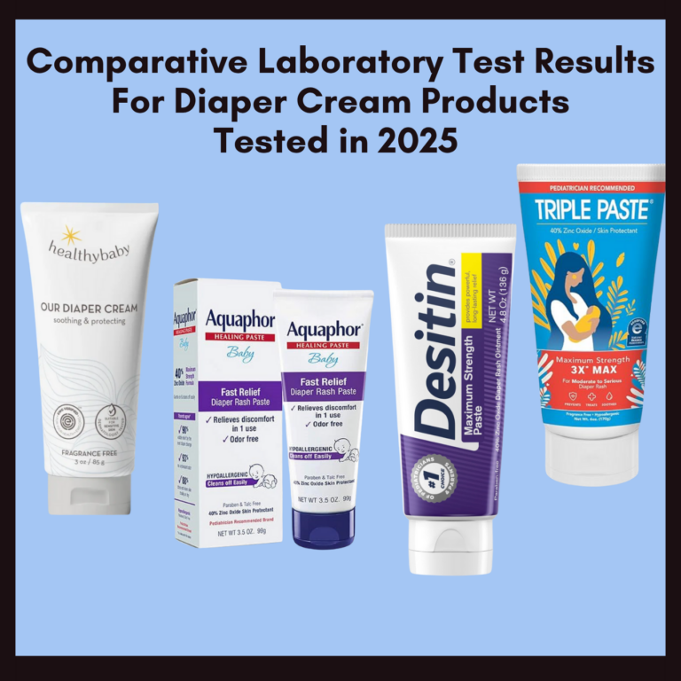 Diaper Cream Toxicity Comparison Chart – September 2025