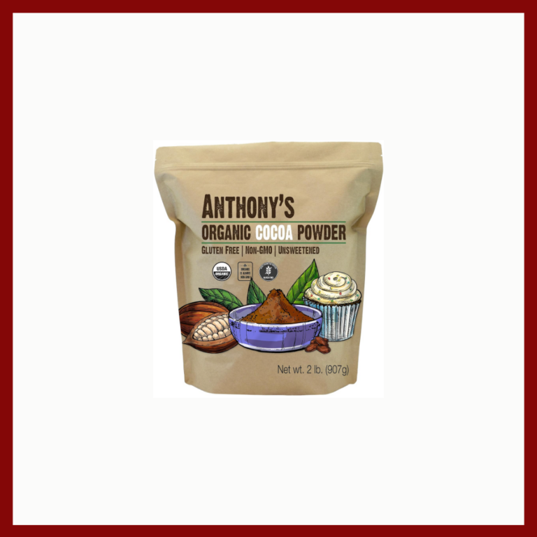 Testing Anthony’s Organic Cocoa Powder for Lead, Cadmium, Mercury, & Arsenic with Independent, Third-Party, Laboratory Testing