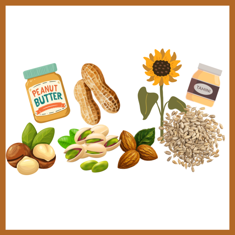 Comparison Chart: Nuts, Seeds, Nut-Butters, & Nut Flours