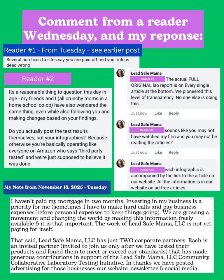 So many people out there think we are “paid off” to do what we do!