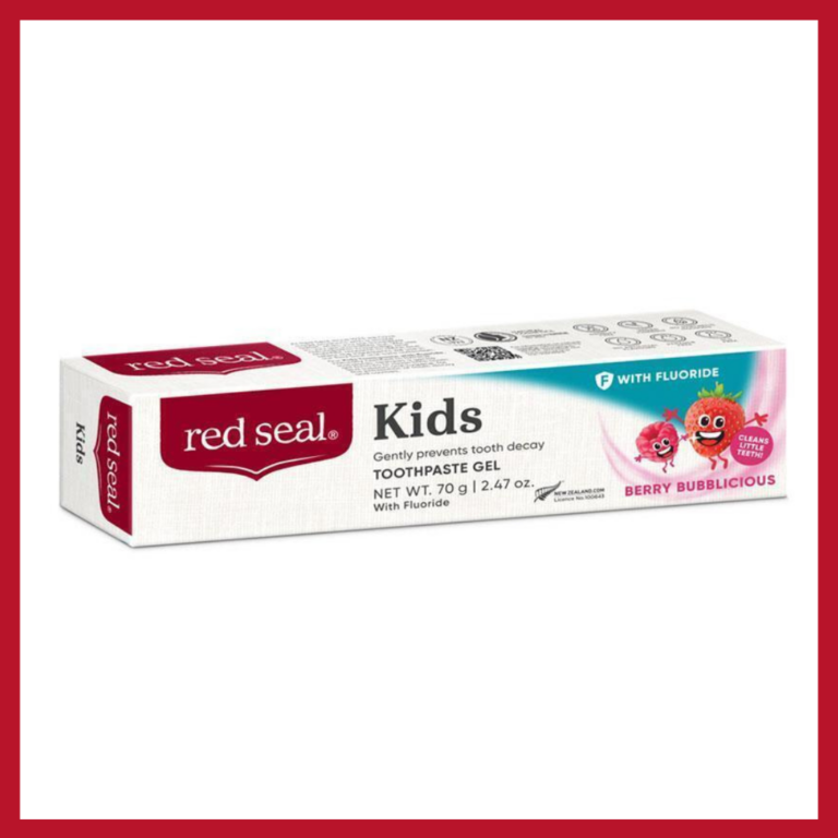 New Zealand Product: Independent, Third-Party Laboratory Testing of Red Seal Kids Toothpaste Gel with Fluoride in Berry Bubblicious Flavor — Identifying Lead, Cadmium, Mercury, & Arsenic Contamination Levels.