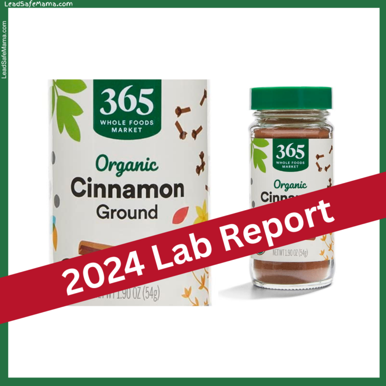 365 Whole Foods Market Organic Ground Cinnamon Powder: 2024 Lab Report Testing for Lead, Mercury, Cadmium, and Arsenic