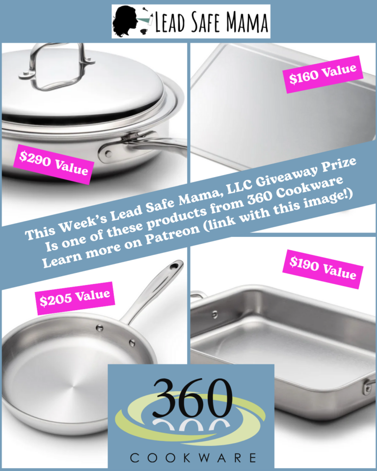 Our Current Lead Safe Mama Giveaway for Lead-Free Things!