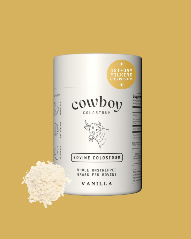 Independent Third-Party Laboratory Test Report for Cowboy Colostrum Supplement – Vanilla Flavor