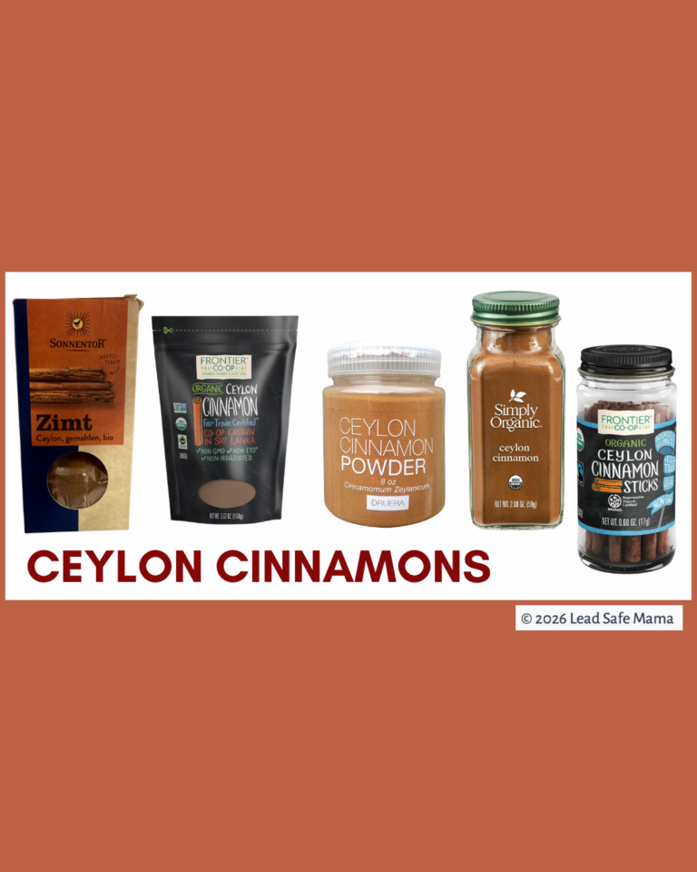 Myth: Ceylon Cinnamon is Beneficial for Your Health. Fact: 100% of Ceylon Cinnamons Test Positive for Concerning Levels of Heavy Metals.