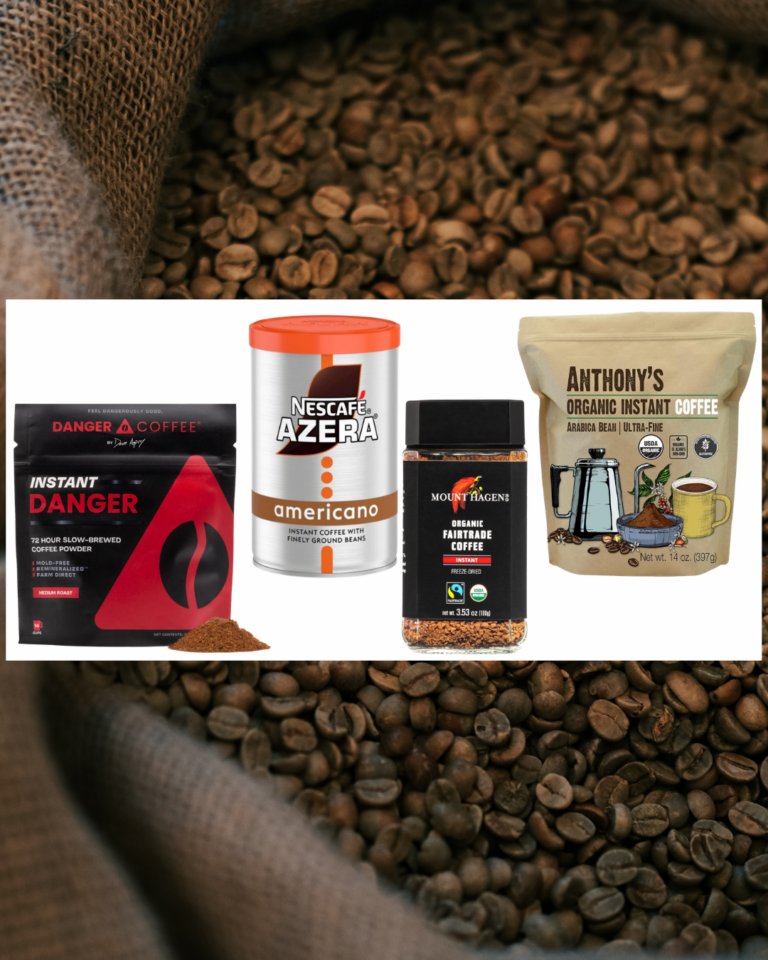 Comparative Chart of Lab Test Results: Instant Coffee Products — Organic & Conventional